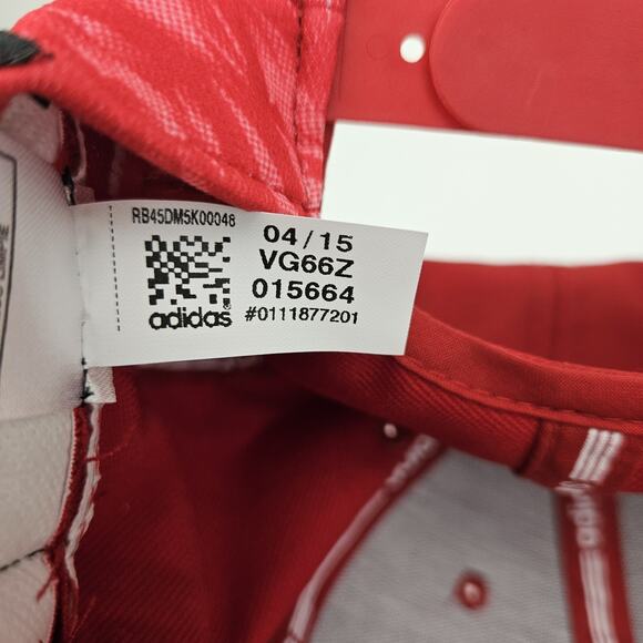 Adidas Climalite Wisconsin Badgers Snapback Hat Cap Red University‎ One Size - Picture 8 of 9